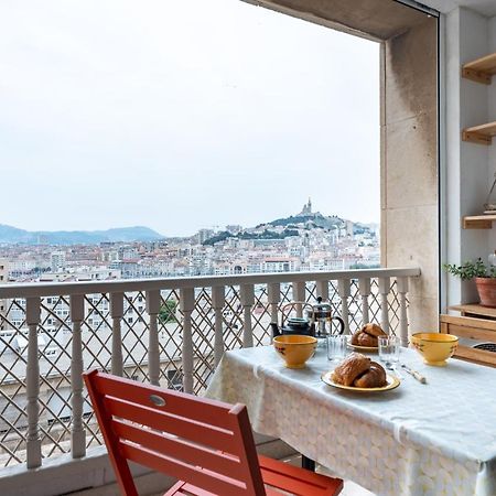 Blue Bay - Superbe Vue Sur Le Vieux Port Lägenhet Marseille Exteriör bild