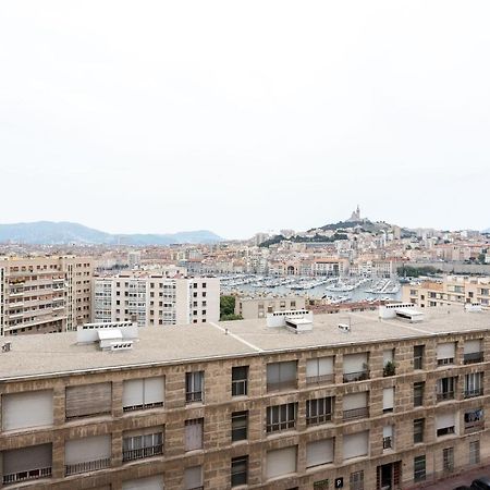Blue Bay - Superbe Vue Sur Le Vieux Port Lägenhet Marseille Exteriör bild